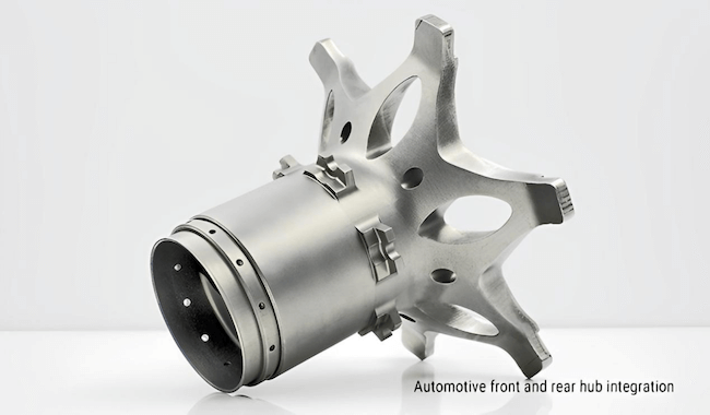 3d printed metal parts; 3d printed car parts; automotive wheel hub