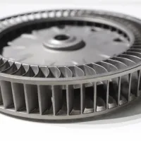 DMLS/SLM 3d printed metal car part; stainless steel car wheel hub